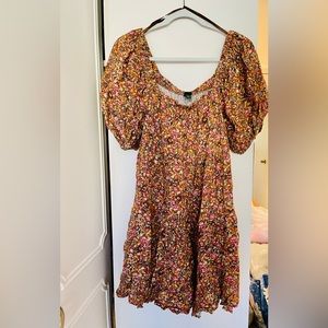 Wild Fable Floral Puff Sleeve Dress